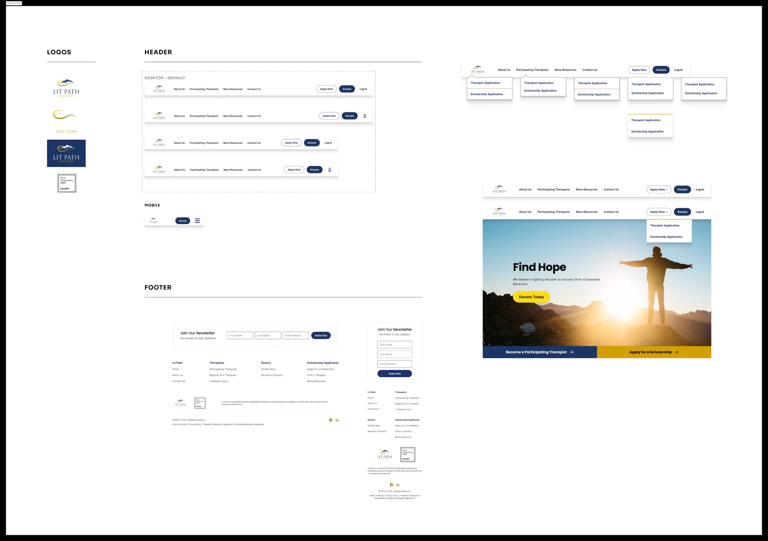 Header and Footer